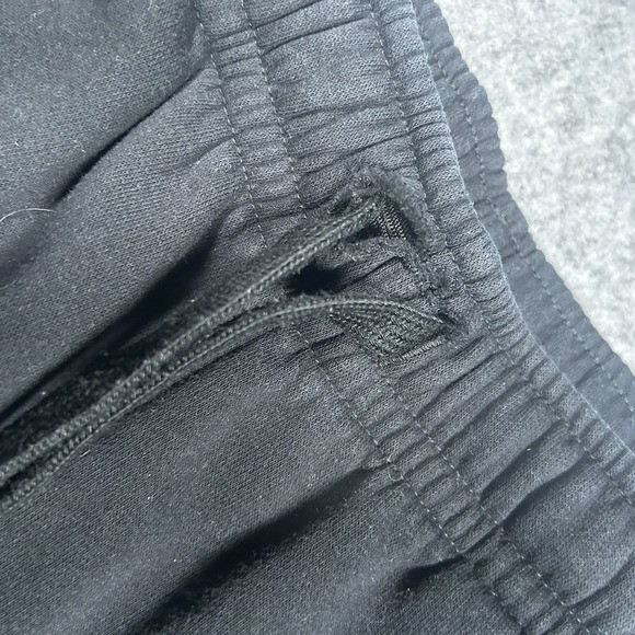 Nike Sweatpants Women's Size XL Black Loungewear Drawstring Side Swoosh Logo - Picture 12 of 16